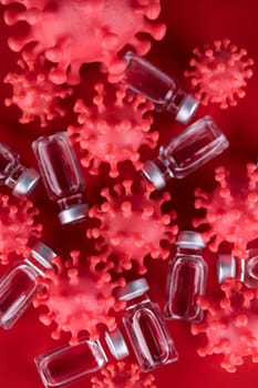 Coronavirus, vaccine, Healthcare cure concept