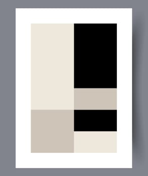 Abstract lines modern sketch wall art print. Printable minimal abstract lines poster. Contemporary decorative background with sketch. Wall artwork for interior design.