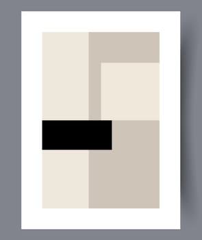 Abstract lines modern sketch wall art print. Printable minimal abstract lines poster. Contemporary decorative background with sketch. Wall artwork for interior design.