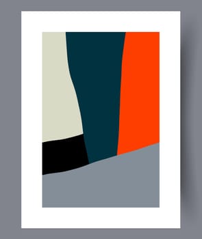 Abstract lines modern sketch wall art print. Printable minimal abstract lines poster. Contemporary decorative background with sketch. Wall artwork for interior design.
