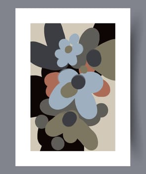 Abstract lines modern sketch wall art print. Printable minimal abstract lines poster. Contemporary decorative background with sketch. Wall artwork for interior design.