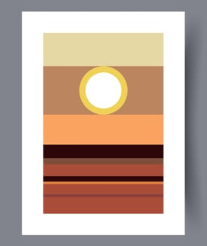 Abstract lines modern sketch wall art print. Printable minimal abstract lines poster. Contemporary decorative background with sketch. Wall artwork for interior design.
