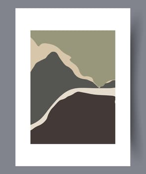 Abstract lines modern sketch wall art print. Printable minimal abstract lines poster. Contemporary decorative background with sketch. Wall artwork for interior design.