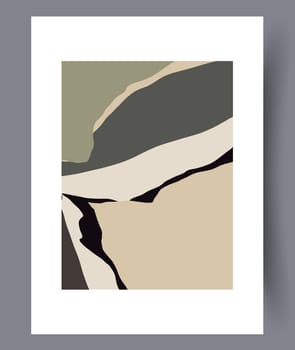 Abstract lines modern sketch wall art print. Printable minimal abstract lines poster. Contemporary decorative background with sketch. Wall artwork for interior design.