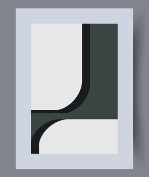 Abstract lines modern sketch wall art print. Printable minimal abstract lines poster. Contemporary decorative background with sketch. Wall artwork for interior design.