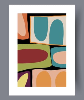 Abstract lines modern sketch wall art print. Printable minimal abstract lines poster. Contemporary decorative background with sketch. Wall artwork for interior design.