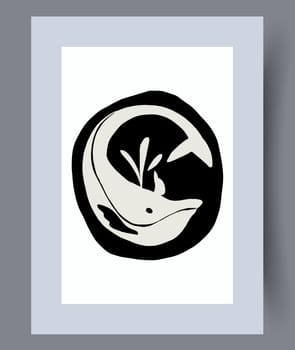 Abstract lines modern sketch wall art print. Printable minimal abstract lines poster. Contemporary decorative background with sketch. Wall artwork for interior design.