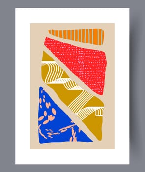 Abstract lines modern sketch wall art print. Printable minimal abstract lines poster. Contemporary decorative background with sketch. Wall artwork for interior design.