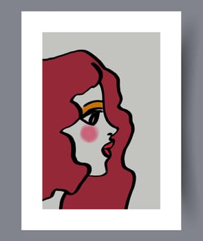Abstract lines modern sketch wall art print. Printable minimal abstract lines poster. Contemporary decorative background with sketch. Wall artwork for interior design.