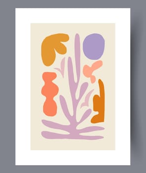 Abstract lines modern sketch wall art print. Printable minimal abstract lines poster. Contemporary decorative background with sketch. Wall artwork for interior design.