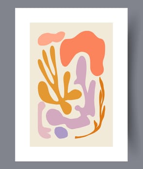 Abstract lines modern sketch wall art print. Printable minimal abstract lines poster. Contemporary decorative background with sketch. Wall artwork for interior design.