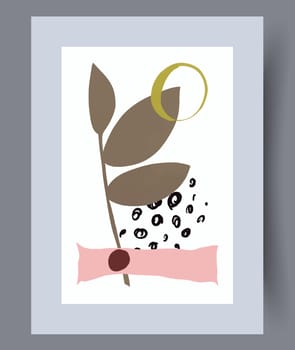 Abstract lines modern sketch wall art print. Printable minimal abstract lines poster. Contemporary decorative background with sketch. Wall artwork for interior design.