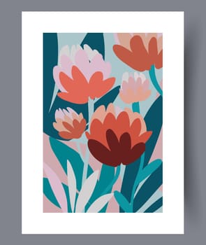 Abstract lines modern sketch wall art print. Printable minimal abstract lines poster. Contemporary decorative background with sketch. Wall artwork for interior design.