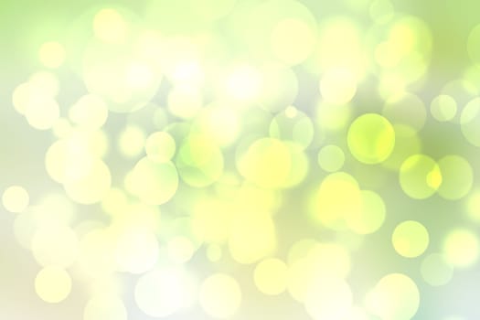 Abstract fresh delicate gradient green light and yellow pastel spring or summer bokeh background. Beautiful texture.