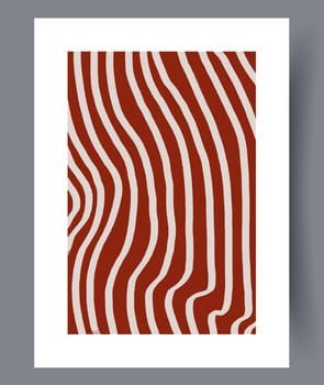 Abstract lines modern sketch wall art print. Printable minimal abstract lines poster. Contemporary decorative background with sketch. Wall artwork for interior design.