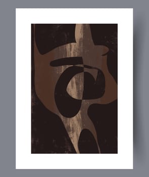 Abstract lines modern sketch wall art print. Printable minimal abstract lines poster. Contemporary decorative background with sketch. Wall artwork for interior design.