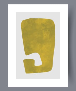 Abstract lines modern sketch wall art print. Printable minimal abstract lines poster. Contemporary decorative background with sketch. Wall artwork for interior design.