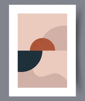 Abstract lines modern sketch wall art print. Printable minimal abstract lines poster. Contemporary decorative background with sketch. Wall artwork for interior design.