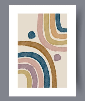 Abstract lines modern sketch wall art print. Printable minimal abstract lines poster. Contemporary decorative background with sketch. Wall artwork for interior design.