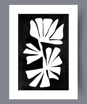 Abstract band creative template wall art print. Wall artwork for interior design. Contemporary decorative background with template. Printable minimal abstract band poster.