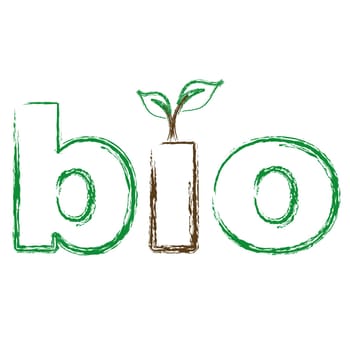 Bio logo sketched