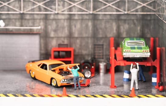 Miniature mechanics at the workshop