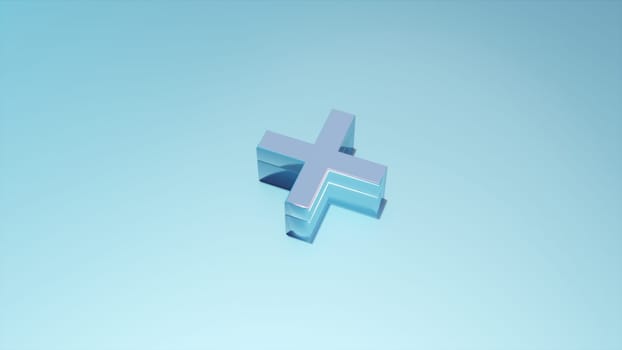 Plus sign. Computer generated 3d render,Plus sign. Computer generated 3d render