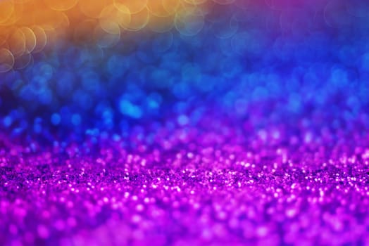 Glitter light abstract full color bokeh christmas light blurred background