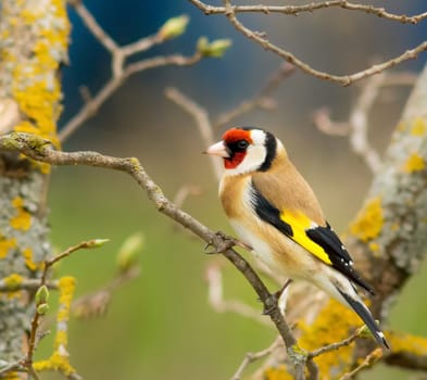 European Goldfinch (Carduelis carduelis)
