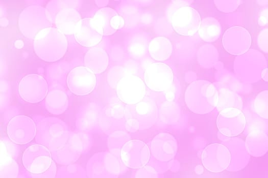 Abstract blurred fresh vivid spring summer light delicate pastel pink white bokeh background texture with bright circular soft color lights. Beautiful backdrop illustration.