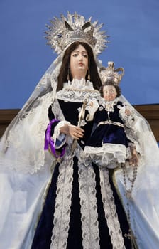 Fuente del Arco - Spain - Nov 1st, 2022: Our Lady of Ara, Fuente del Arco, Badajoz, Spain.