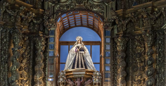 Fuente del Arco - Spain - Nov 1st, 2022: Our Lady of Ara, Fuente del Arco, Badajoz, Spain.