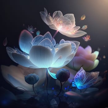 The Delightful Spectrum of a Flower's Light Show, generative ai
