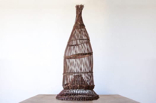 Garlito or fish trap. Trap traditionally used by the fishermen of the Guadiana river