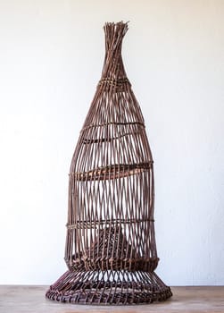 Garlito or fish trap. Trap traditionally used by the fishermen of the Guadiana river