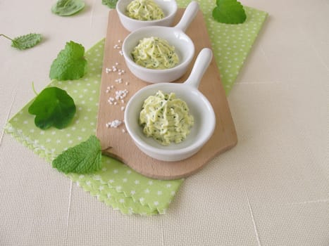 Herbal Butter Decoration