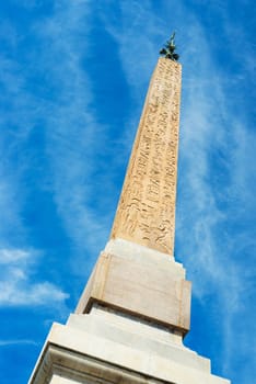 Rome, Italy - Egyptian obelisk in Piazza Navona