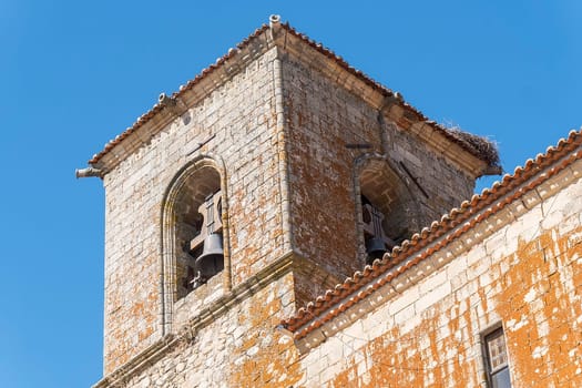 Trujillo main square. Church of San Martin (Trujillo, Caceres, Spain).