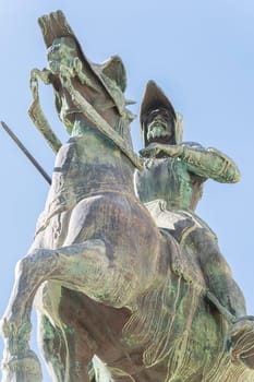 Statue of Francisco Pisarro (Trujillo, Caceres, Spain).