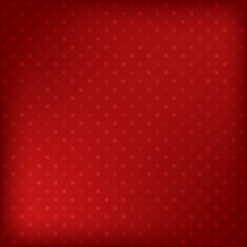 Polka dot red background. Vector illustration
