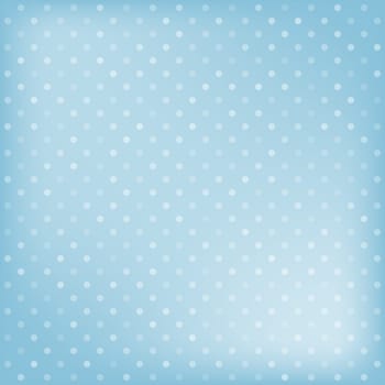 Polka dot blue background. Vector illustration