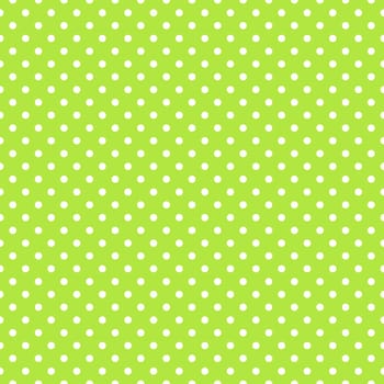 Seamless green polka dot background pattern
