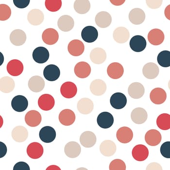 Colorful dot seamless background pattern illustration