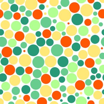 Abstract seamless background with colorful dots