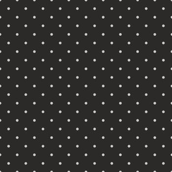 Seamless black, white and grey vector pattern or background with small polka dots. For desktop wallpaper and website design.