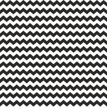Zig zag vector chevron black and white tile pattern or seamless background for decoration wallpaper