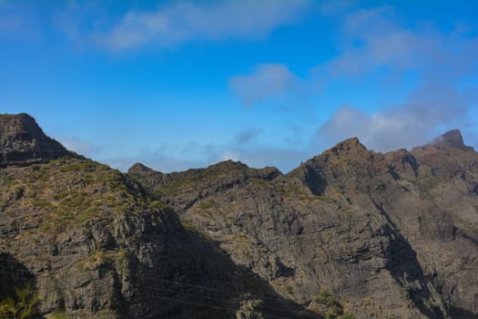 Teno mountains at Masca on the Canary Island of Tenerife, Spain, Europe