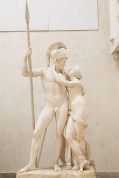 Possagno, Italy - June 2022: Venus and Mars - Venere e Marte - by Antonio Canova, 1816