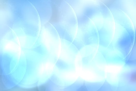 Abstract colorful blue modern futuristic technology and business background texture with bokeh circles. Beautiful business and science presentation backdrop. Space.