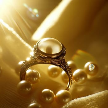 The WEdding ring desing with nice light yellow color